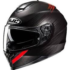 HJC C70N Graphic Motorcycle Helmet (60-61cm) Sway Red, Red