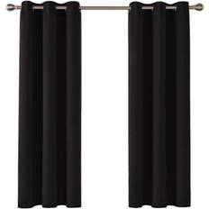 Gardiner & Tillbehör Deconovo Ogenomskinliga Gardiner 138 x 107 cm Set om 2