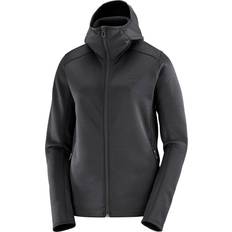 Salomon Dame Jakker Salomon Women's Sntial Midfleece Deep Black