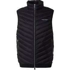 Armani Exchange Vests Armani Exchange Woven Down Gilet Black/Melange Grey