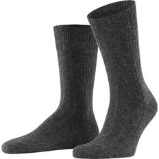 Kaschmir Socken Falke Strümpfe LHASA RIB mit Merinowolle 3080 ANTHRA.MEL