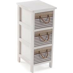 Versa Tabo White Chest of Drawer 32x63cm