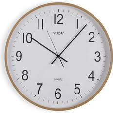 Versa Plastic Quartz 50x50 cm MDF Wood Wall Clock