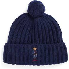 Polo Ralph Lauren Polo Ralph Lauren Wool Blend Bobble Hat, Hunter Navy