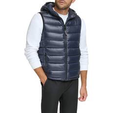 Calvin Klein Men Vests Calvin Klein Hooded Puffer Vest in Navy (XX-Large)