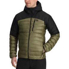 Outdoor Research Tøj Outdoor Research Men's Helium Down Hoodie Ranger Green/Black