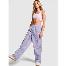 PINK Cargo Pants PINK Parachute Cargo Pants, Purple, Women's Bottoms