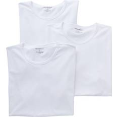 Emporio Armani Dame T-shirts Emporio Armani Men's Cotton Crew Neck T-Shirt, White
