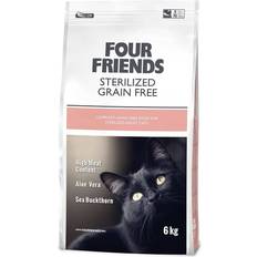 Four Friends Katter - Torrfoder Husdjur Four Friends FourFriends Cat Grain Free Sterilized 6 kg 2kg