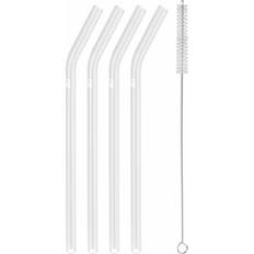 Zwilling Tasses Zwilling Sorrento Straws With Bend 4-pack Clear Cup