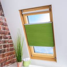 Jalousien Liedeco Universal Dachfenster-Wabenplissee 103 141 cm Grün