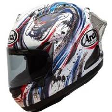 Arai RX 7V Evo Kiyonari Trico White Blue Helmet