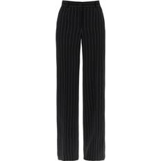 Dolce & Gabbana Housut Dolce & Gabbana Striped Tailored Trousers Black