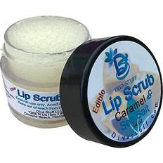 Exfoliating Lip Scrubs Diva Caramel & Sea Salt Flavor Lip Scrub 1/4 oz - Clear