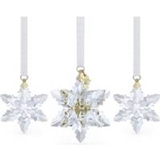 Swarovski Weihnachtsbaumschmuck Swarovski 3D Ornament Set 2024 - 5674410 - Weiß Weihnachtsbaumschmuck