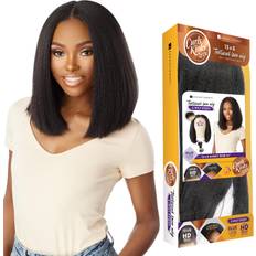 Hair Products Sensationnel Kinky Edge 13x6 Lace Wig 14 Inch Glueless Synthetic Wig (1B Offblack)