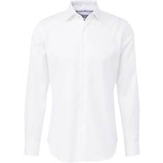2Ply Stretch Twill Slim Fit Shirt - White