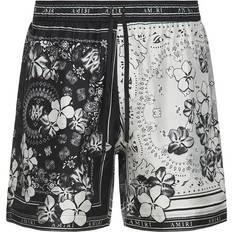 Amiri Shorts Amiri Bandana Floral Short - Black