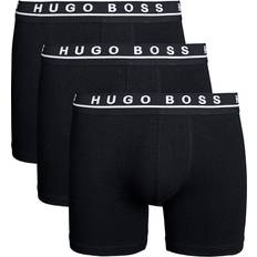 Underwear HUGO BOSS Mens Boxer Shorts Underwear Cyclist 3P BM 50236747 Cotton Stretch (Black/Black/Black, Small)