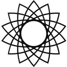 Moulding & Millwork Ekena Millwork 36 OD x 13 7/8 ID x 1 PVC Pierced Ceiling Medallion