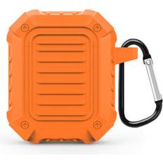 Apple Headphone Accessories Apple Airpods Silicone Protective Cover 1/2 Headset - Orange