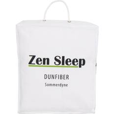 Zen Sleep Sommerdyne 140x200 cm - Allergivenlig Dyne Med Bløde Luftige Fiberdun - Sval Fiberdyne Dundyne (200x140cm)