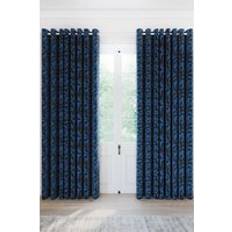 Gardiner & Tillbehör Helena Springfield 'Leni' Cotton Lined Curtains - Blue - 167 cm x 137 cm drop