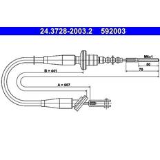 ATE Clutch Cable Suzuki Swift II 23710-80E00