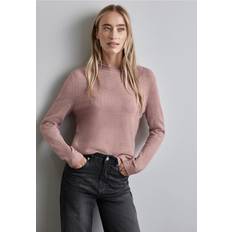 Street One Bekleidung Street One Pullover mit gerolltem Saum