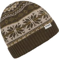 Bergans Clothing Bergans Jacquard Beanie - Dark Olive Green/Chalk Sand