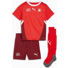 Jalkapalloasut ale Puma Switzerland Football 2024 Home Mini Kit, Red, 1-2Y, Clothing