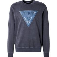 Guess Uomo Maglioni Guess Pullover Triangle Patch Noir