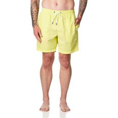 Tommy Hilfiger Swimwear Tommy Hilfiger mens 7" Swim Trunks Board Shorts, Sunny Lime