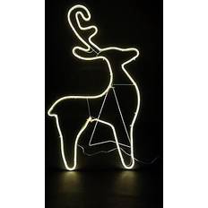Neon Rope Light Silhouette Christmas Reindeer Calf