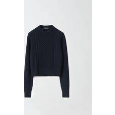 Silver - Women Sweaters Fabiana Filippi Pullover Blu Inchiostro