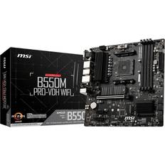 AMD Motherboards MSI B550M PRO-VDH WIFI 128 GB DDR4 SDRAM Maximum RAM DIMM UDIMM