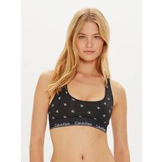 Rose Sous-vêtements Calvin Klein Brassière modern cotton en coton - Noir