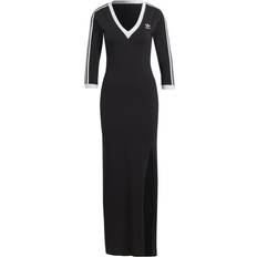T-shirt Dresses - Unisex adidas Adicolor Classics 3-Stripes Maxi Dress - Black/White