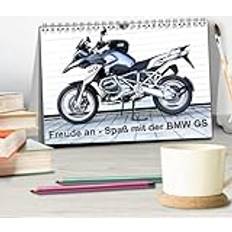 Freude An - Spaß Mit Der BMW GS Tischkalender 2025 DIN A5 Quer