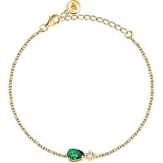 Morellato Tesori Bracelet - Gold/Green/Diamond