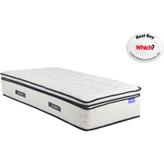 SleepSoul Space 2000 Pocket Sprung Boxtop Mattress White Coil Spring Matress