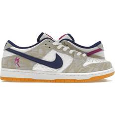 Argent Chaussures de Basket Rayssa Leal x Dunk Low SB - White Men's