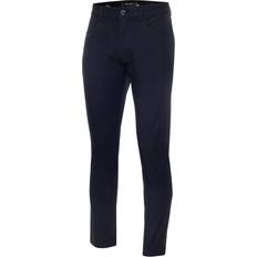 (40-32, Navy) Dwyers & Co Mens 2021 Tech Stretch Slim Performance Light Golf Trousers Blue