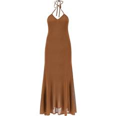 Brons - Dam Kläder Tom Ford Halterneck jersey maxi dress