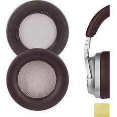 Geekria Protein Leather Ear Pads For Corsair Virtuoso RGB SE Headphones (Brown)