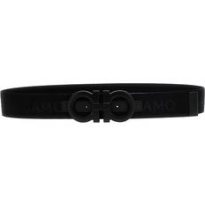 Vêtements Ferragamo Logo Tape Belt Cinture Nero Uomo - Men's