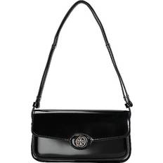 Robinson Spazzolato Rectangular Shoulder Bag - Black