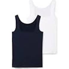 Tom Tailor Dame Toppe Tom Tailor Overdel navy hvid