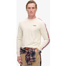 Beige - Man Mouwloze shirts Superdry Essential Retro Top Met Lange Mouwen - Beige Grootte