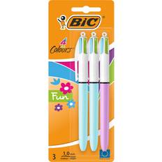 4 Colours Fun Ballpoint Pens Pack of 2